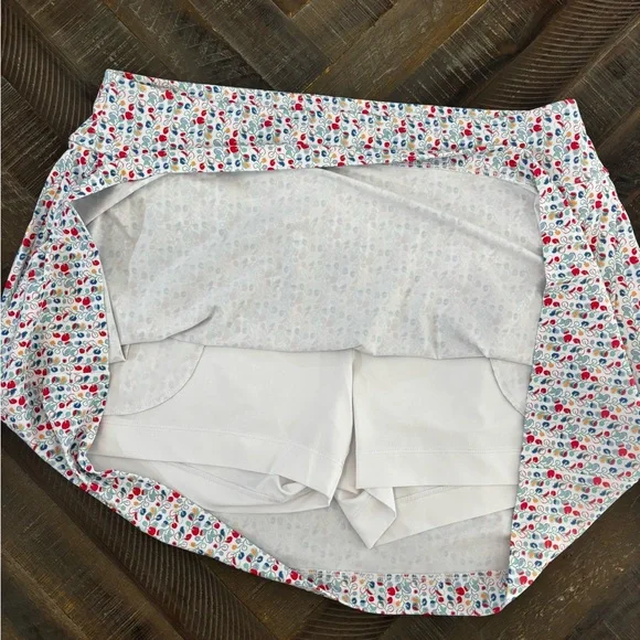 Fairway & Greene Paradise Floral Skort L UPF 50 Golf Tennis Athletic Skirt Short - Picture 13 of 14